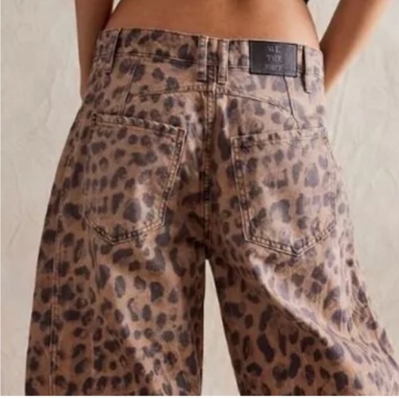We The Free Good Luck Barrel Cheetah jeans - Picture 12 of 16